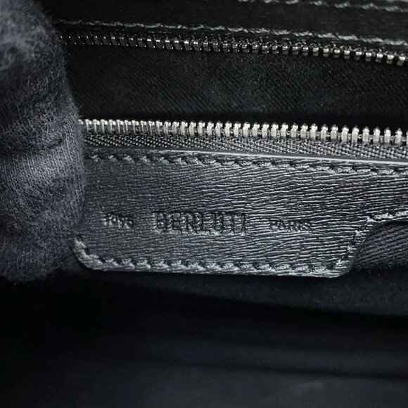 Berluti URIS GULLIBA 2WAY HANDBAG PVC/Leather Black - Picture 12 of 15